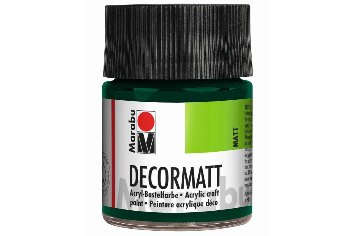 Decormatt 50ml 075, mørkegrøn